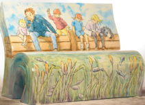 Michael Rosen book bench