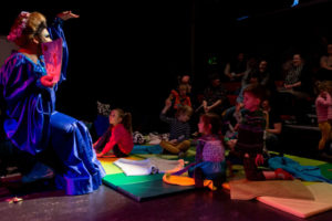 Drag Queen Story Time, photo from previous show at Z-arts