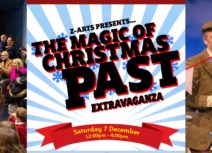 Collage picture of Christmas activities at Z-arts