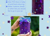 Make a mindfulness glitter jar