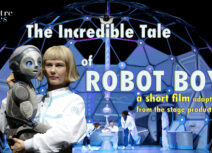 Person holding Robot Boy