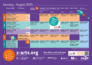 Bright Sparks Class Timetable