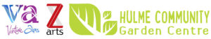 Picture of Venture Arts, Z-arts and Hulme Community Garden Centre logos